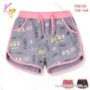 Kraťas Shorts mit Pailletten Baby Teenager Mädchen (98-128) KUGO K627