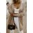 Cardigan pletený dlouhý rukáv dámský (S/M ONE SIZE) ITALSKÁ MÓDA IMWA217055