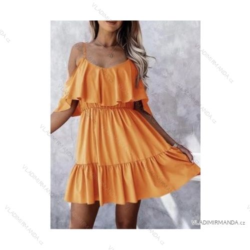 Langes ausgestelltes Damenkleid Carmen Shoulders (S / M ONE SIZE) ITALIAN FASHION IMWA221622