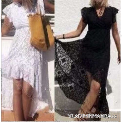 Damenkleid aus Viskosespitze (S / M / L ONE SIZE) ITALIAN FASHION IMWB221542