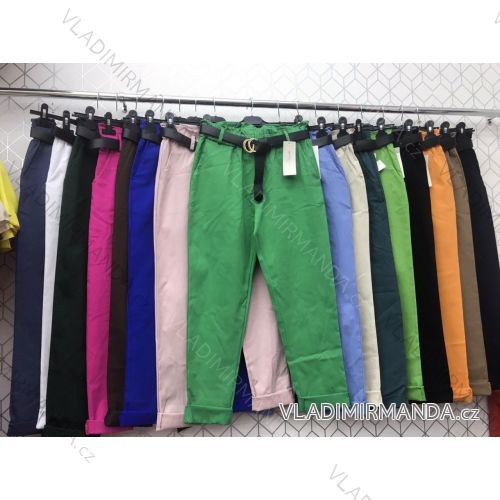 Kleid mit 3/4 Ärmeltasche für Damen (uni sl) ITALIAN Fashion IM3181746