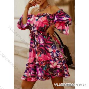 Langes ausgestelltes Damenkleid Carmen Shoulders (S / M ONE SIZE) ITALIAN FASHION IMWA221622