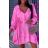 Langes ausgestelltes Damenkleid Carmen Shoulders (S / M ONE SIZE) ITALIAN FASHION IMWA221622