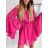 Langes ausgestelltes Damenkleid Carmen Shoulders (S / M ONE SIZE) ITALIAN FASHION IMWA221622