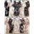Langes ausgestelltes Damenkleid Carmen Shoulders (S / M ONE SIZE) ITALIAN FASHION IMWA221622