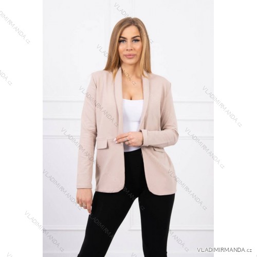 Dunkelgrüne Jacke mit Revers