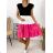 Sommer Kurzarm Sommerkleid (S / M ONE SIZE) ITALIENISCHE MODE IMWY21019