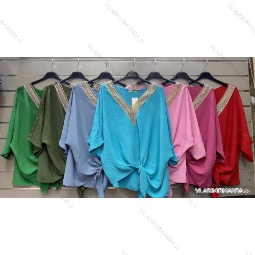 Damen Langarm Tunika (S / M ONE SIZE) ITALIAN FASHION IMWG216135