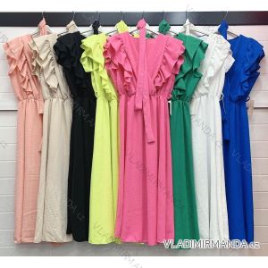 Sommer Kurzarm Sommerkleid (S / M ONE SIZE) ITALIENISCHE MODE IMWY21019