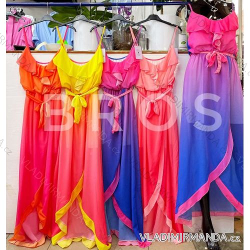 Sommer Kurzarm Sommerkleid (S / M ONE SIZE) ITALIENISCHE MODE IMWY21019