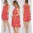 Sommer Kurzarm Sommerkleid (S / M ONE SIZE) ITALIENISCHE MODE IMWY21019