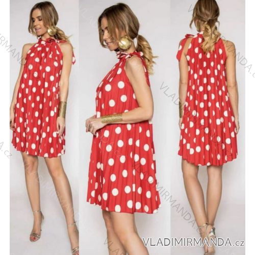 Sommer Kurzarm Sommerkleid (S / M ONE SIZE) ITALIENISCHE MODE IMWY21019