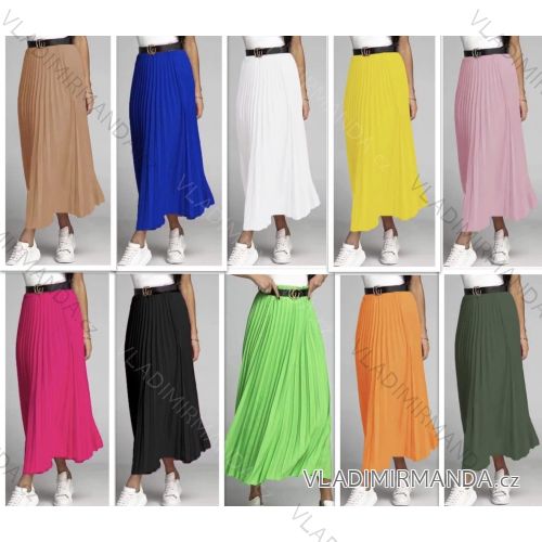Langer Sommerrock mit Damengürtel (S / M / L ONE SIZE) ITALIAN FASHION IMWY22050