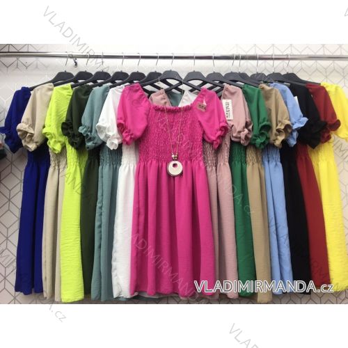 Carmen Sommerkleid (S / M / L ONE SIZE) ITALIAN FASHION IMWY22051