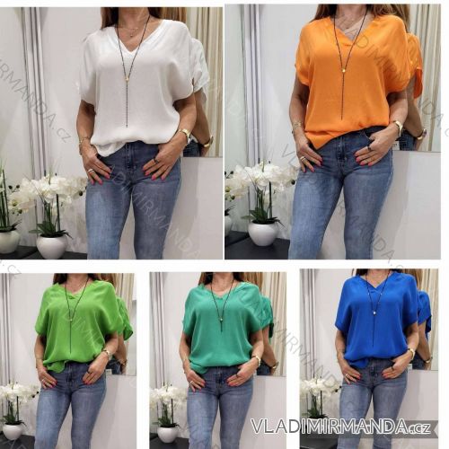 Damen Langarm Tunika (S / M ONE SIZE) ITALIAN FASHION IMWG216135