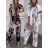 Kleid mit 3/4 Ärmeltasche für Damen (uni sl) ITALIAN Fashion IMWD20527