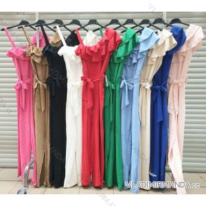 Kleid mit 3/4 Ärmeltasche für Damen (uni sl) ITALIAN Fashion IMWD20527