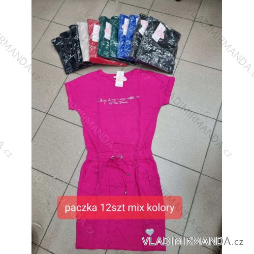 Šaty sportovní letní krátký rukáv dámské (S-XL) TURECKÁ MÓDA TMWG22G55667