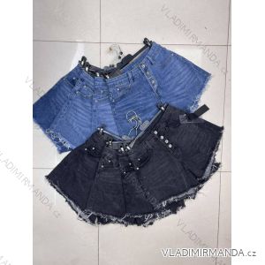 Shorts Shorts Kunstleder Frauen (uni s-l) ITALIAN FASHION IM920107