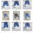 Jeans-Shorts für Herren (30-38) KATALOG M.SARA MSR22KRATASYM