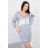 Paris Fuchsia Kleid mit V-Ausschnitt