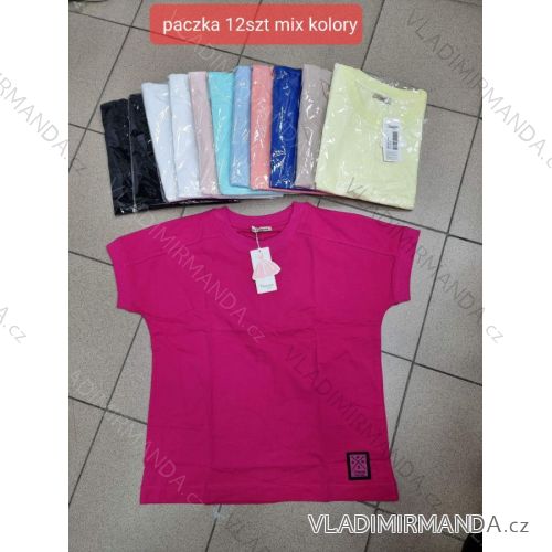 Tričko krátký rukáv dámské (S-XL) TURECKÁ MÓDA TMWG22G5325
