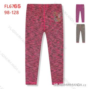 Lange Leggings für Kinder (98-128 / schwarz) KUGO FL6765