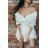 Carmen Sommer Sommer Schulterkleid (UNI S / M) ITALIENISCHE MODE IMM20628