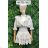 Carmen Sommer Sommer Schulterkleid (UNI S / M) ITALIENISCHE MODE IMM20628