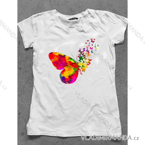 T-Shirt Kurzarm Frauen (UNI S-M) ITALIENISCHE MODE IMM20330