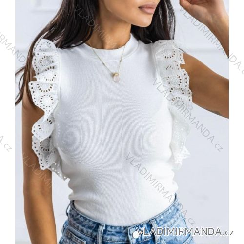 Kurzarm-T-Shirt für Damen (UNI S-M) ITALIAN FASHION IMM20308