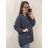 Langarmkleid mit Anhänger Damen Oversized (3XL / 4XL ONE SIZE) ITALIAN FASHION IMWQ2115022