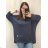 Langarmkleid mit Anhänger Damen Oversized (3XL / 4XL ONE SIZE) ITALIAN FASHION IMWQ2115022