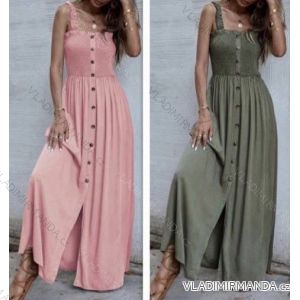 Kleid mit 3/4 Ärmeltasche für Damen (uni sl) ITALIAN Fashion IMWD20527
