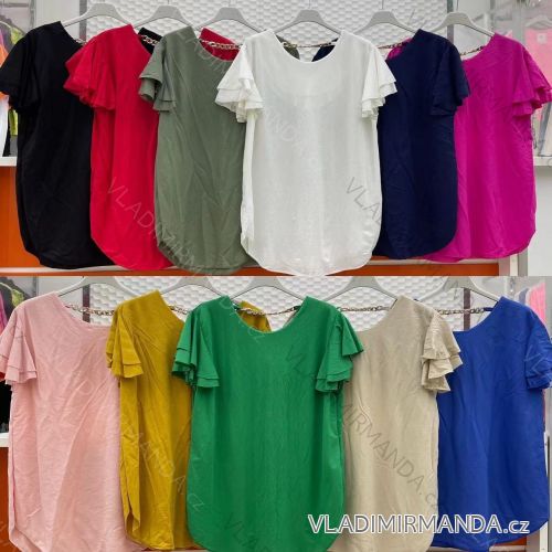 Damen Langarm Tunika (S / M ONE SIZE) ITALIAN FASHION IMWG216135