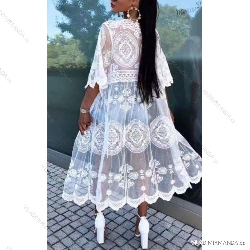 Kleid mit 3/4 Ärmeltasche für Damen (uni sl) ITALIAN Fashion IMWD20527