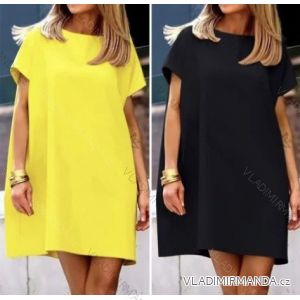 Kleid mit 3/4 Ärmeltasche für Damen (uni sl) ITALIAN Fashion IMWD20527