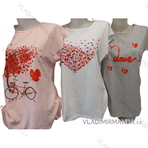 T-Shirt mit kurzen Ärmeln für Damen (m-3xl) DANTONY 15-00034