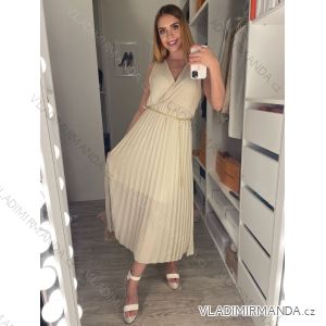 Ärmelloses Sommerkleid für Frauen (uni sm) ITALIAN FASHION IMD20550