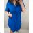 Kleid Oversize Kurzarm Damen (4XL/5XL ONE SIZE) ITALSKÁ MÓDA IM422026