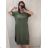 Langes Maxi-Sommer-Casual-Kurzarm-Damenkleid aus Viskose (L/XL/2XL/3XL EINHEITSGRÖSSE) ITALIAN FASHION IMD22382/DR - Fuchsia Pink - 2XL/3XL