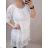 Kleid Oversize Kurzarm Damen (4XL/5XL ONE SIZE) ITALSKÁ MÓDA IM422026
