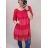 Kleid Oversize Kurzarm Damen (4XL/5XL ONE SIZE) ITALSKÁ MÓDA IM422026
