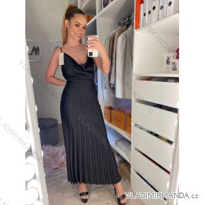 Faltenrock aus Satin für Damen (S / M / L ONE SIZE) ITALIAN FASHION IMC22337
