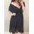 Damen Kurzarmtunika (uni xL / 2XL) TURKISH FASHION TM9200691