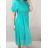 Damen Kurzarmtunika (uni xL / 2XL) TURKISH FASHION TM9200691