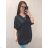 Tunika / Bluse Langarm Damen Oversized (3XL / 4XL ONE SIZE) ITALIAN FASHION IMWQ2191650