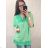 Tunika / Bluse Langarm Damen Oversized (3XL / 4XL ONE SIZE) ITALIAN FASHION IMWQ2191650