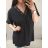 Tunika / Bluse Langarm Damen Oversized (3XL / 4XL ONE SIZE) ITALIAN FASHION IMWQ2191650