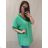 Tunika / Bluse Langarm Damen Oversized (3XL / 4XL ONE SIZE) ITALIAN FASHION IMWQ2191650